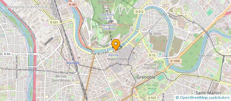 localisation de l'entreprise RADIO ITALIENNE ET EUROPEENNE DE GRENOBL à GRENOBLE