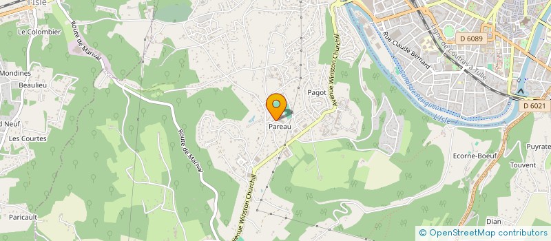 localisation de l'entreprise RADIO LIBRES EN PERIGORD à COULOUNIEIX-CHAMIERS