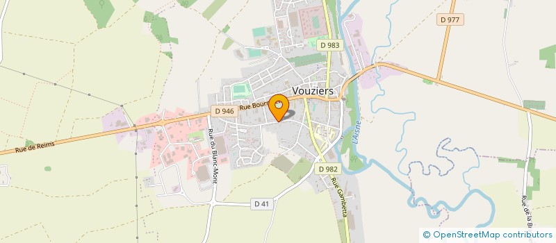 localisation de l'entreprise RADIO LOCALE VOUZIERS à VOUZIERS