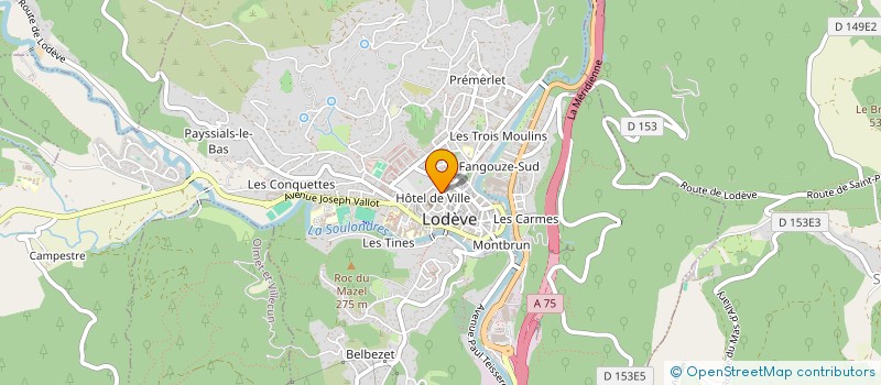 localisation de l'entreprise RADIO LODEVE à LODEVE