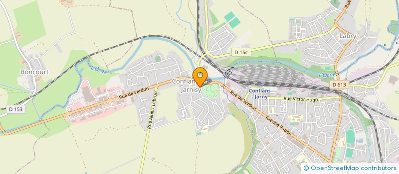 localisation de l'entreprise RADIO LORRAINE NORD COMMUNICATION à CONFLANS-EN-JARNISY