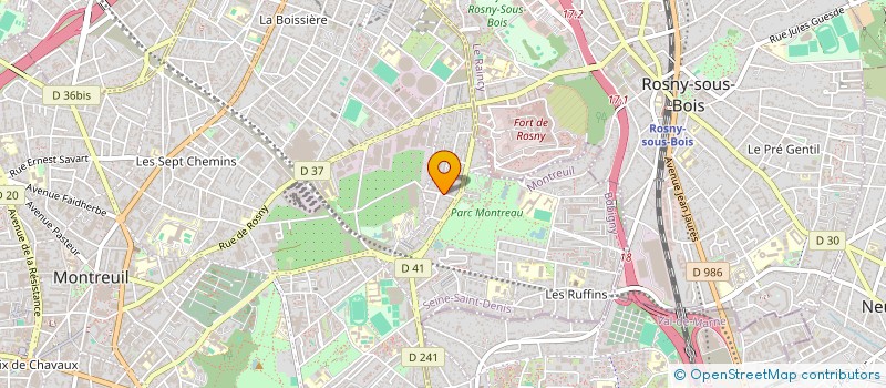 localisation de l'entreprise RADIO M'S à MONTREUIL