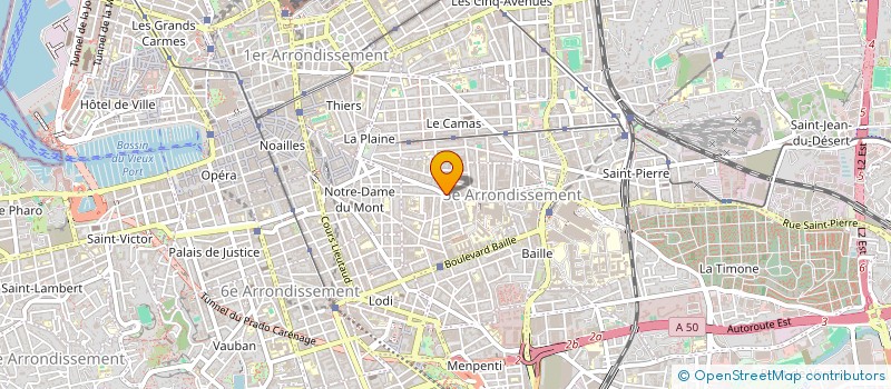 localisation de l'entreprise RADIO MARSEILLE  MARSEILLE