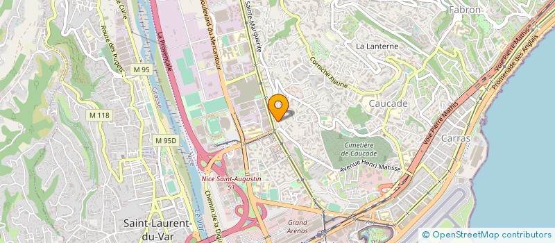 localisation de l'entreprise RADIO MELODIE à NICE