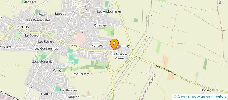 localisation de l'entreprise RADIO METAL SOUND  GENAS