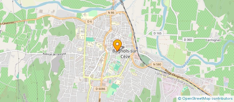 localisation de l'entreprise RADIO MODELISME AACCC BAGNOLS  BAGNOLS-SUR-CEZE