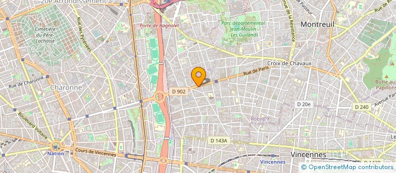 localisation de l'entreprise RADIO MOIFM à MONTREUIL