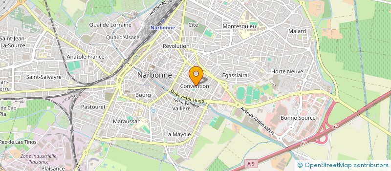 localisation de l'entreprise RADIO NARBONNE à NARBONNE