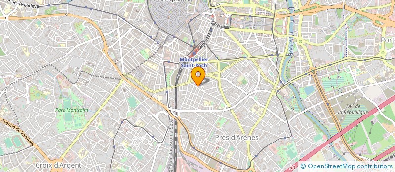 localisation de l'entreprise RADIO NEDERLAND SECTION FRANCAISE à MONTPELLIER