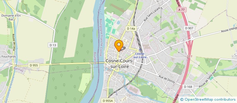 localisation de l'entreprise RADIO NOHAIN ASSOCIATION à COSNE-COURS-SUR-LOIRE