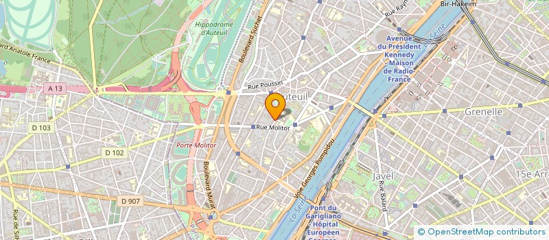 localisation de l'entreprise RADIO NOSTALGIE à PARIS