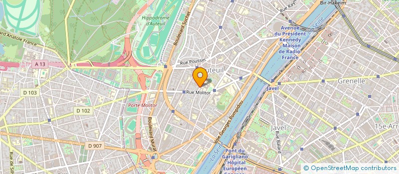 localisation de l'entreprise RADIO NOSTALGIE RESEAU à PARIS