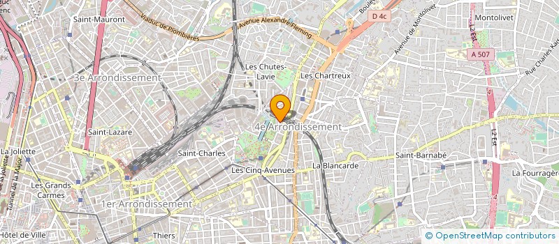 localisation de l'entreprise RADIO NUNC à MARSEILLE 4