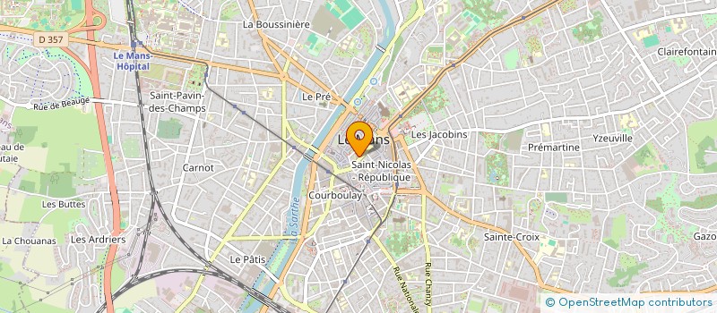 localisation de l'entreprise RADIO ON  LE MANS