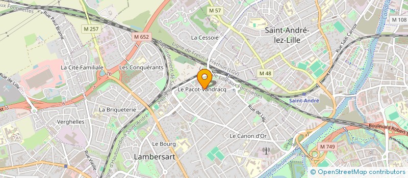 localisation de l'entreprise RADIO PACOT LAMBERSART 99FM CS VENTURA à LAMBERSART