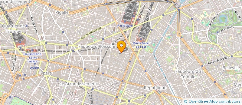 localisation de l'entreprise RADIO PARADIS à PARIS