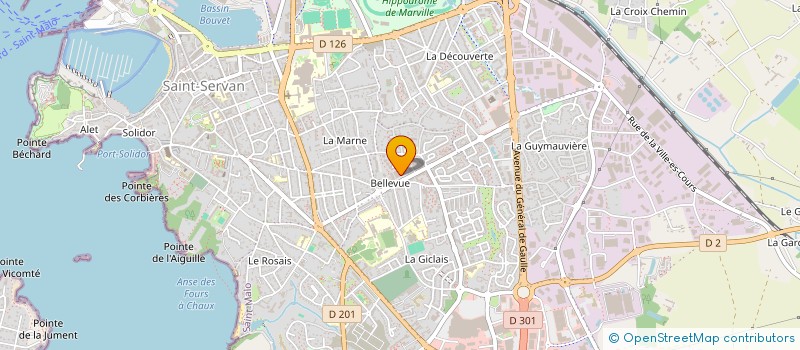 localisation de l'entreprise RADIO PAROLE DE VIE  SAINT-MALO