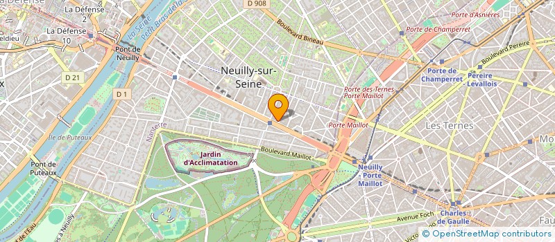 localisation de l'entreprise RADIO PORTE SUD à NEUILLY-SUR-SEINE