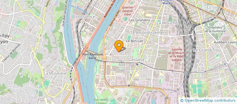 localisation de l'entreprise RADIO RHONE ALPES à LYON