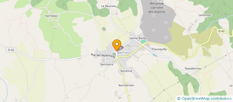 localisation de l'entreprise RADIO RIBIN - MOUEZH AN ARE  BERRIEN