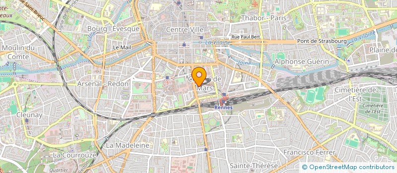 localisation de l'entreprise RADIO ROAZHON à RENNES