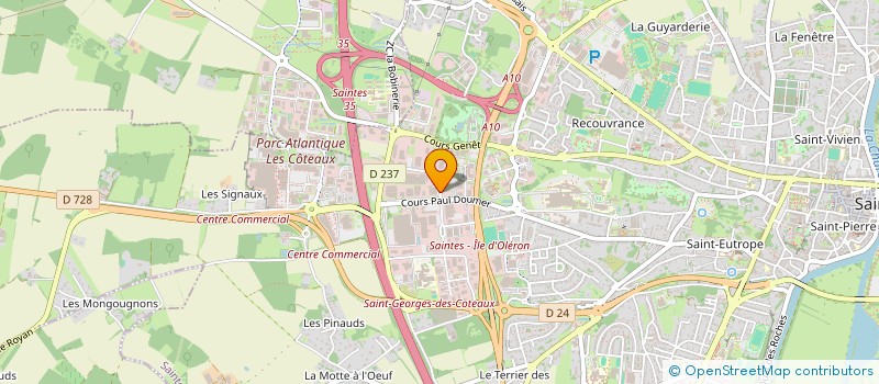 localisation de l'entreprise RADIO SAINTONGE MODULATION à SAINTES