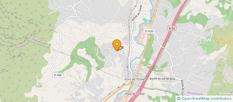 localisation de l'entreprise RADIO SARDINE PRODUCTION  ROQUEVAIRE