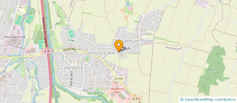 localisation de l'entreprise RADIO SERVICE HOFERT  HORBOURG-WIHR