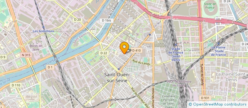 localisation de l'entreprise RADIO SOLARYUM à SAINT-OUEN-SUR-SEINE