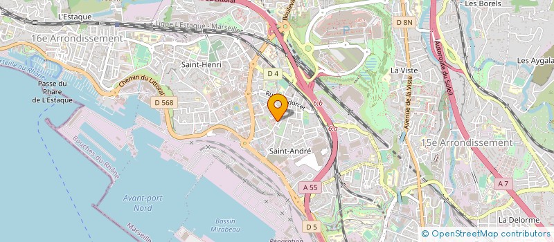 localisation de l'entreprise RADIO SOLEIL MARSEILLE à MARSEILLE