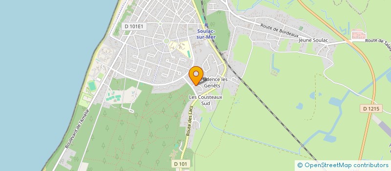 localisation de l'entreprise RADIO SOULAC  SOULAC-SUR-MER