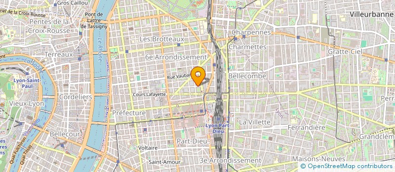 localisation de l'entreprise RADIO SOURCE DE VIE LYON  LYON