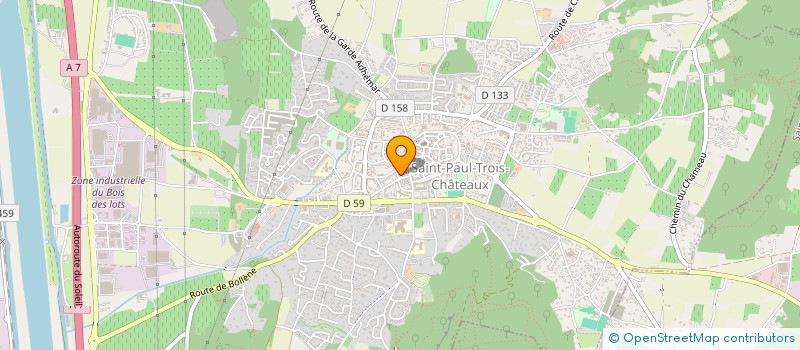 localisation de l'entreprise RADIO SPIRALE à SAINT-PAUL-TROIS-CHATEAUX