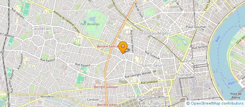 localisation de l'entreprise RADIO SPORT à BORDEAUX