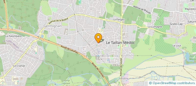 localisation de l'entreprise RADIO SUD MEDOC  LE TAILLAN MEDOC