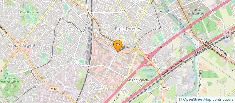 localisation de l'entreprise RADIO TECHNIQUE AUTOMOBILE-R T A à MONTPELLIER