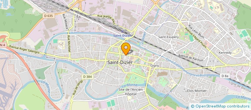 localisation de l'entreprise RADIO TELE SERVICE SARL à SAINT-DIZIER