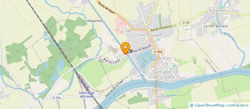 localisation de l'entreprise RADIO TIMBRES  SAINT-USAGE