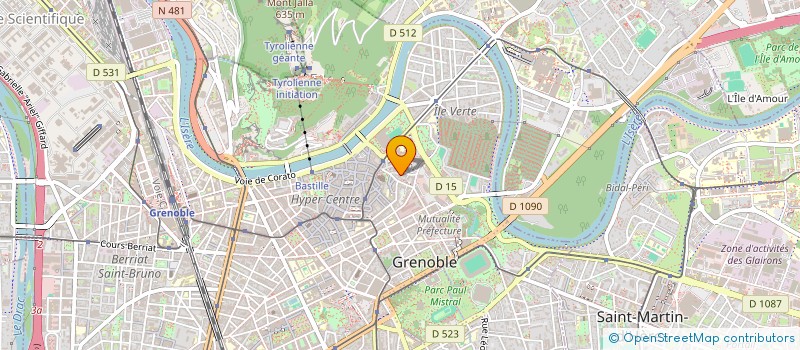 localisation de l'entreprise RADIO TOUJOURS LIBR 3 à GRENOBLE