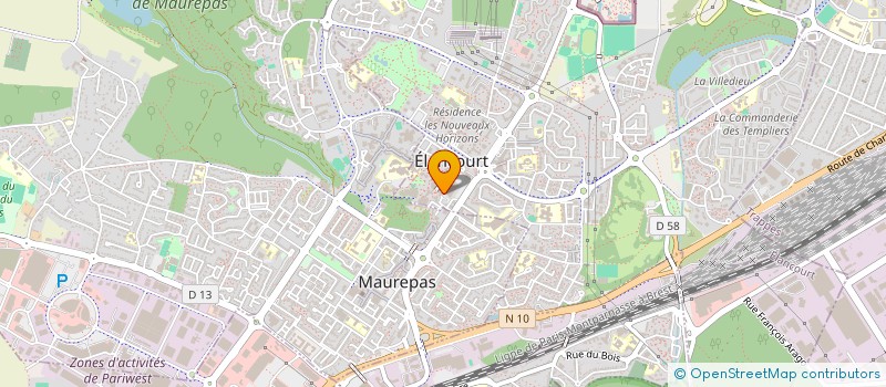 localisation de l'entreprise RADIO TRIANGLE  ELANCOURT