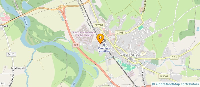 localisation de l'entreprise RADIOAMATEURS DE L'ALLIER ET RELAIS DU BOURBONNAIS à VARENNES-SUR-ALLIER