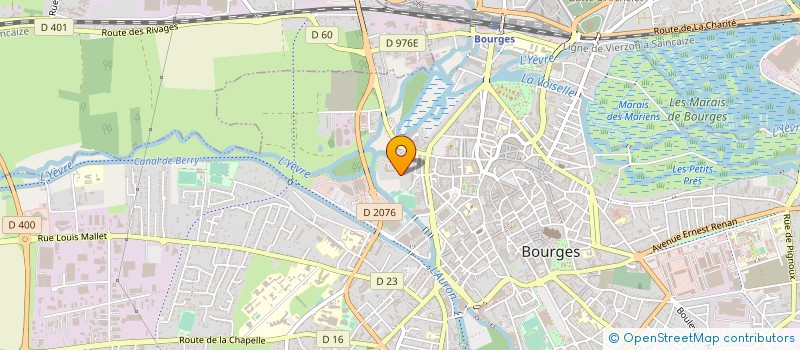 localisation de l'entreprise RADIOBOURGES  BOURGES