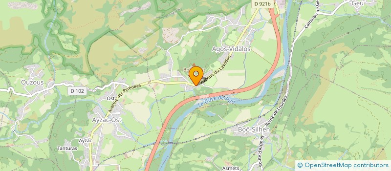 localisation de l'entreprise RADIOCOM CONSEIL  AGOS-VIDALOS