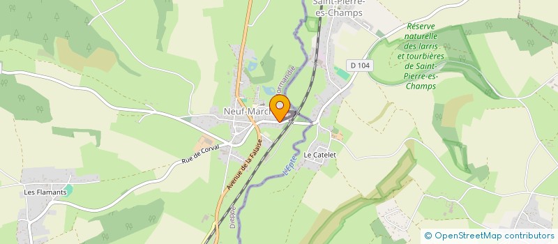 localisation de l'entreprise RADIODETECTION à NEUF-MARCHE