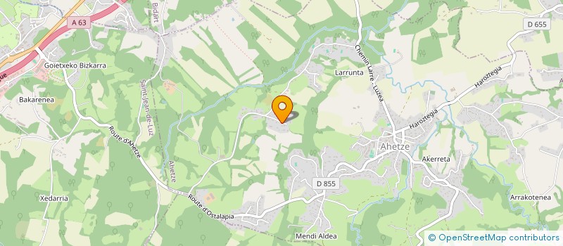 localisation de l'entreprise RADIOFOCUS  AHETZE