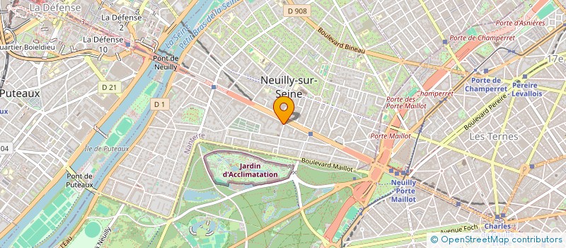 localisation de l'entreprise RADIOLINE à NEUILLY-SUR-SEINE