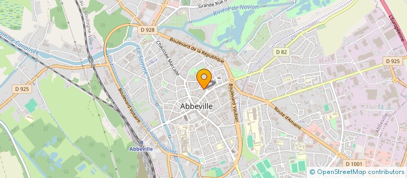 localisation de l'entreprise RADIOLOGIE ABBEVILLE à ABBEVILLE