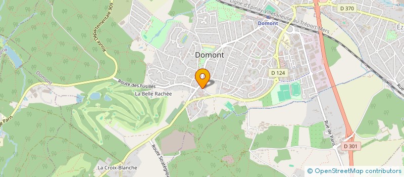 localisation de l'entreprise RADIOLOGIE DOMONT  DOMONT