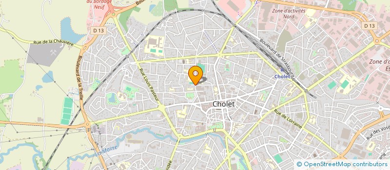 localisation de l'entreprise RADIOLOGIE DU PARC à CHOLET