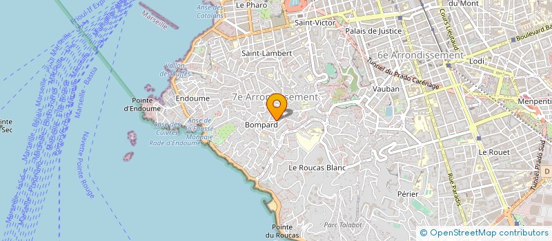 localisation de l'entreprise RADIOLOGIE MARSEILLE SOUTEYRAND à MARSEILLE